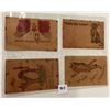 Image 4 : Novelty - Leather Cat Animal Postcards 40+