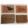 Image 2 : Novelty - Leather Pennants Postcards Approx. 45