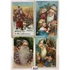 Image 1 : Santa Claus Holiday Christmas Greeting Postcards 10