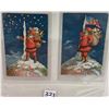 Image 2 : Santa Claus Christmas Holiday Greeting Postcard Album Approx. 50