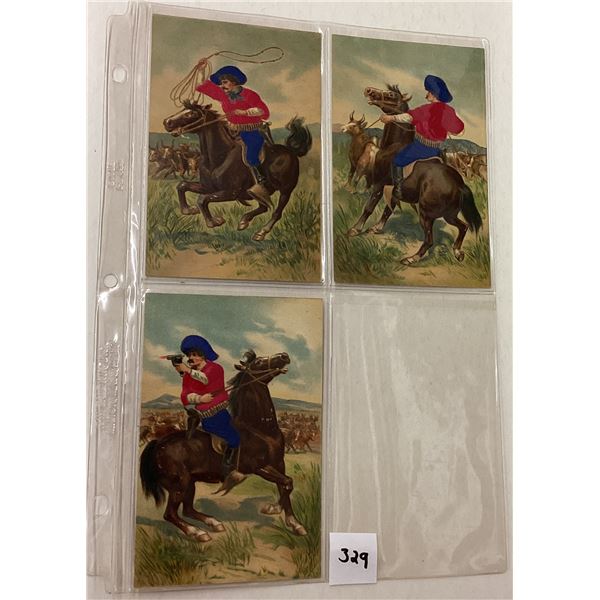 Novelty - Silk Greetings Postcards - Several Western 11 Cards