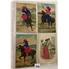 Image 3 : Novelty - Silk Greetings Postcards - Several Western 11 Cards