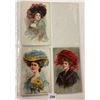 Image 2 : Pretty Lady Greeting Postcard Album 45+