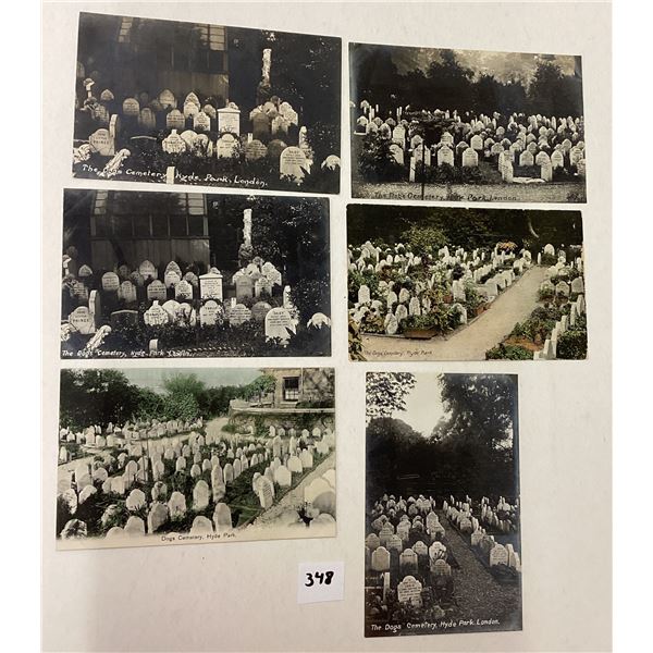 Hyde Park, England Dog Cemetery Postcards 6