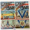 Image 2 : Military - Large Letter, V for Victory, Keep'em Flying Linen Postcards 16