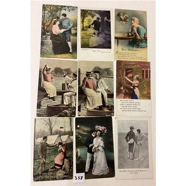 Military Romance Postcards Approx. 45