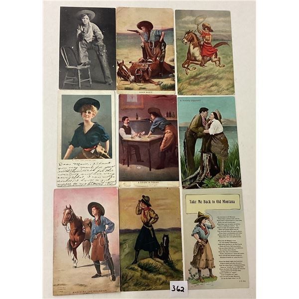 Western - Cowgirl Postcards 13
