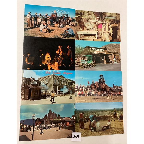 Western Related Postcards Approx. 85