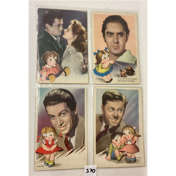 Portuguese Movie Stars with Artist Farinas Addition to Postcards 9