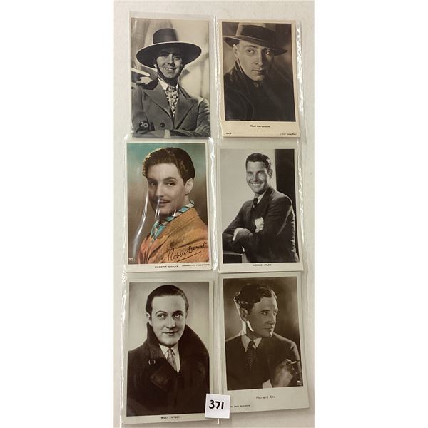 Real Photo Male Movie Cinema Star Postcards 35+