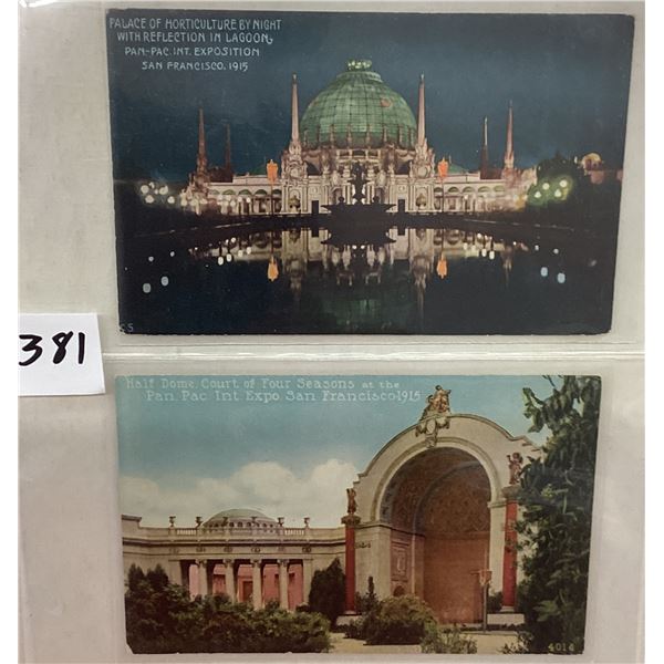 1915 Panama Pacific Exposition Postcard Album 65+