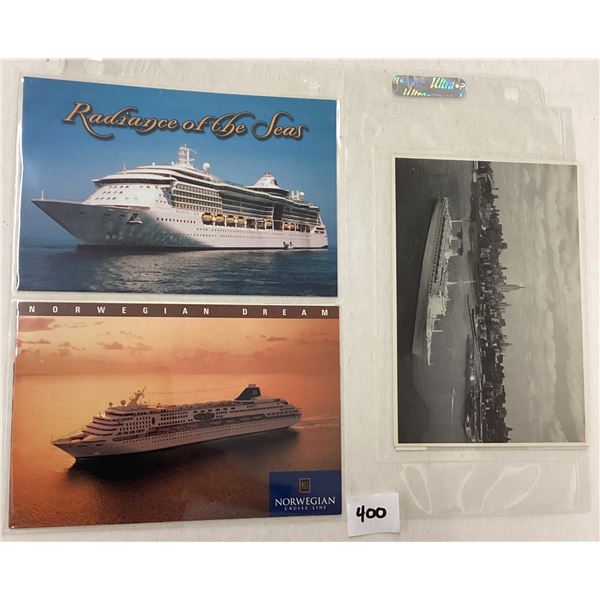 Transportation - Ocean Liner Postcard Album 290+
