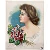 Image 1 : Ephemera - 4 Pretty Lady Gray Lithograph Co. NY Prints