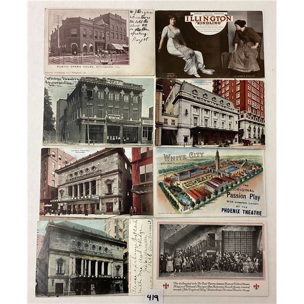 Chicago, Illinois Theater Postcards 13