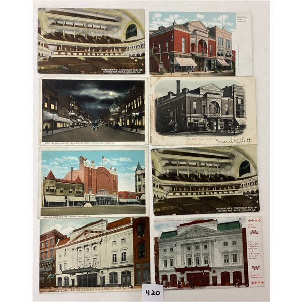 Chicago, Illinois Theater Postcards 13