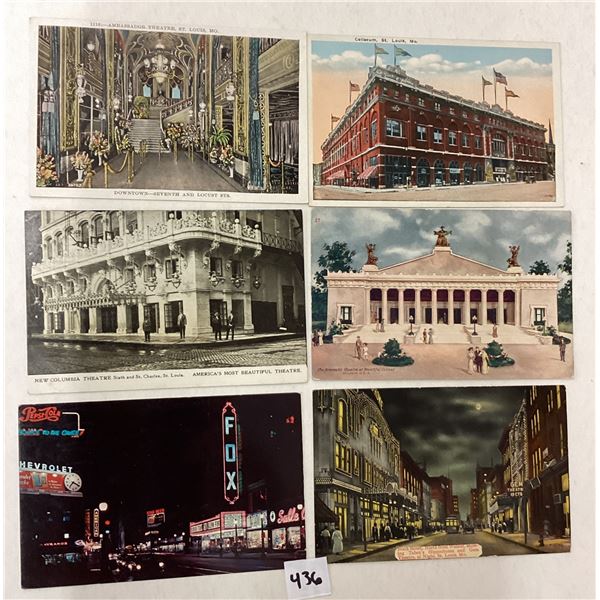 St. Louis, Missouri Theater Postcards 13