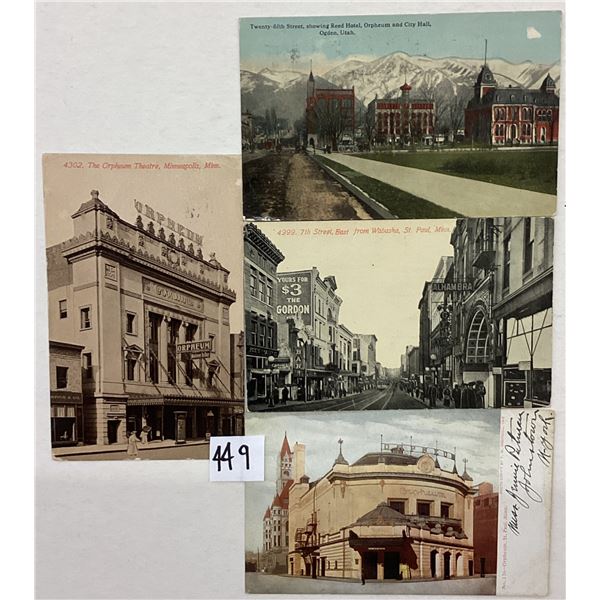 Misc. USA Theater Postcards 14