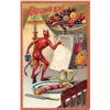 Image 1 : Tuck Series 160 Devil Halloween Menu Holiday Postcard
