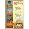 Image 1 : Halloween Greeting Bamberger Holiday Postcard