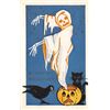 Image 1 : Whitney Ghosts & Black Cat Halloween Holiday Greeting PC