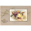 Image 1 : Winsch Green Border Witch Driving Halloween Wish Holiday Greeting PC