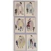 Image 2 : Set of 12 Art Nouveau Pretty Ladies with Man & Elves Postcards