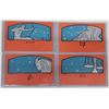 Image 3 : Set of 12 Zodiac Blue & Red Dietrich Meunier Postcard
