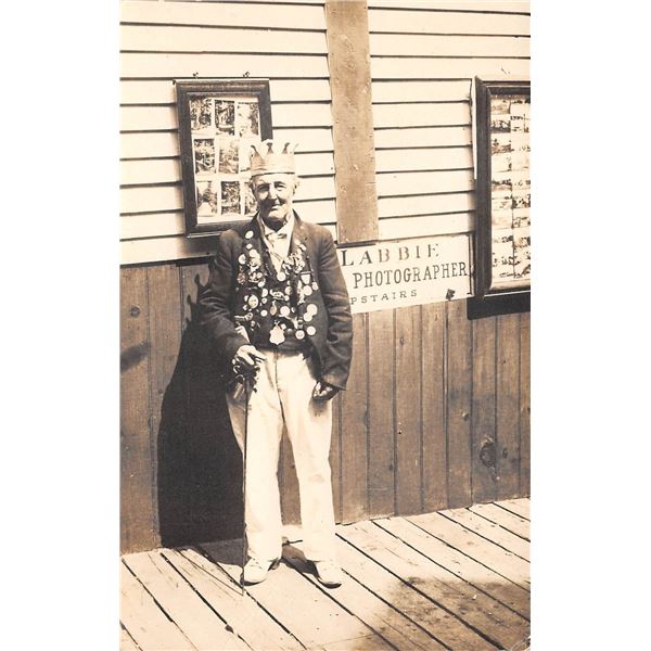 Labbie Photographer Real Photo Advertising Postcard