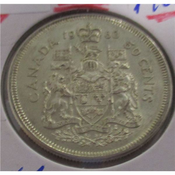 1960 CANADA SILVER HALF DOLLAR