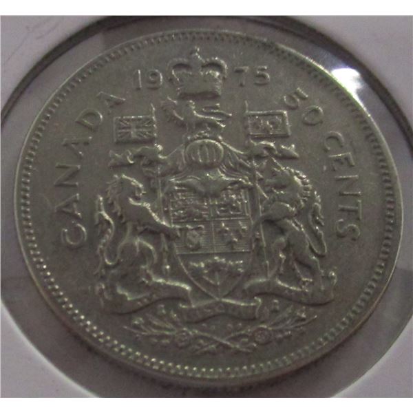 1975 CANADA HALF DOLLAR