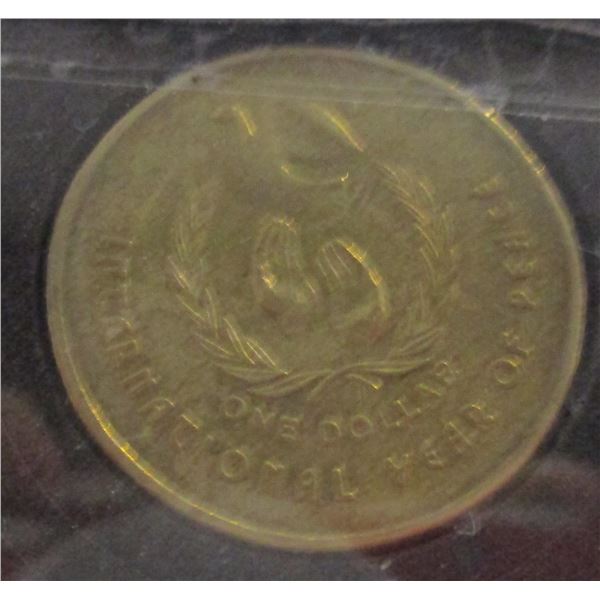1986 AUSTRALIA INTERNATIONAL YEAR OF PEACE $1