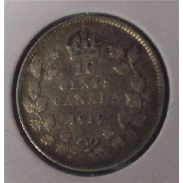 1919 KING GEORGE V SILVER DIME