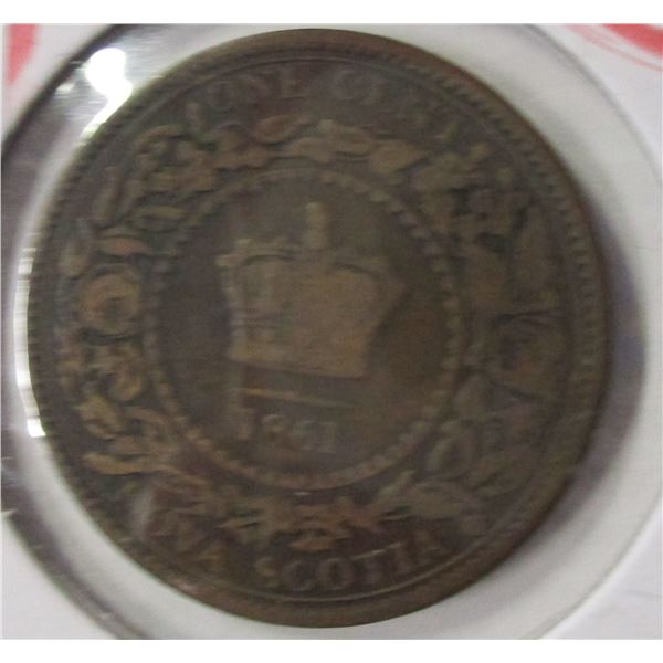 1861 NOVA SCOTIAL VICTORIAN LARGE PENNY