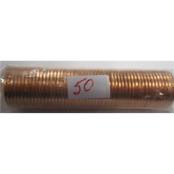 2011 CH MINT SEALED ROLL LAST OF CANADA PENNIES