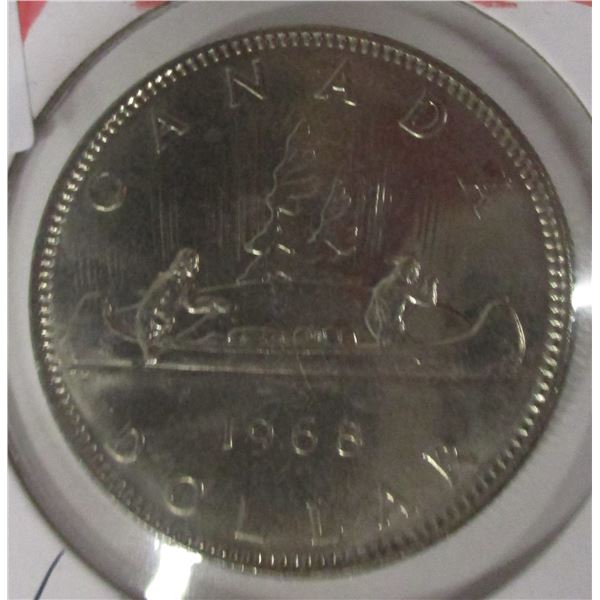 1968 UNCIRCULATED CANADA VOYAGER DOLLAR