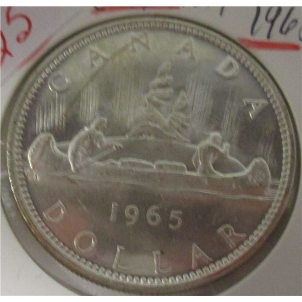 1965 CANADA SILVER DOLLAR