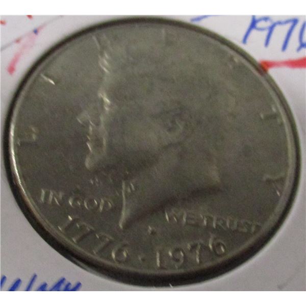 1776 - 1976 USA KENNEDY HALF DOLLAR