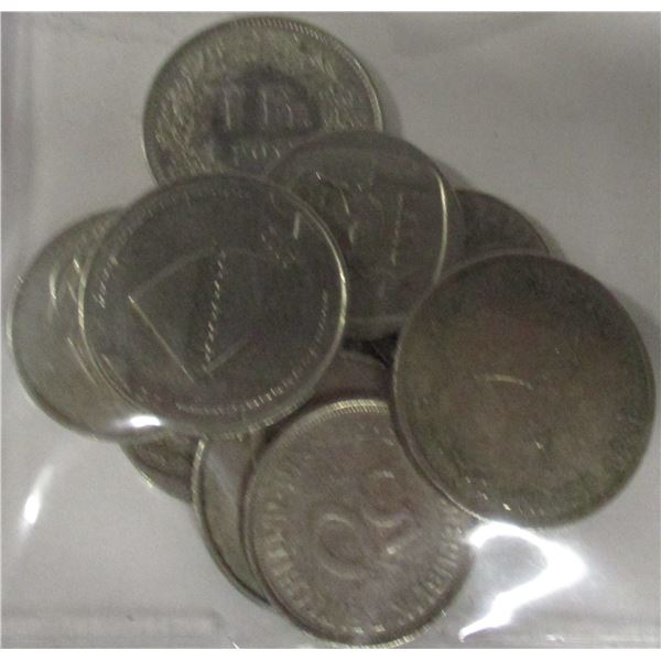 LOT OF 10 WORLD COLLECTABLE COINS