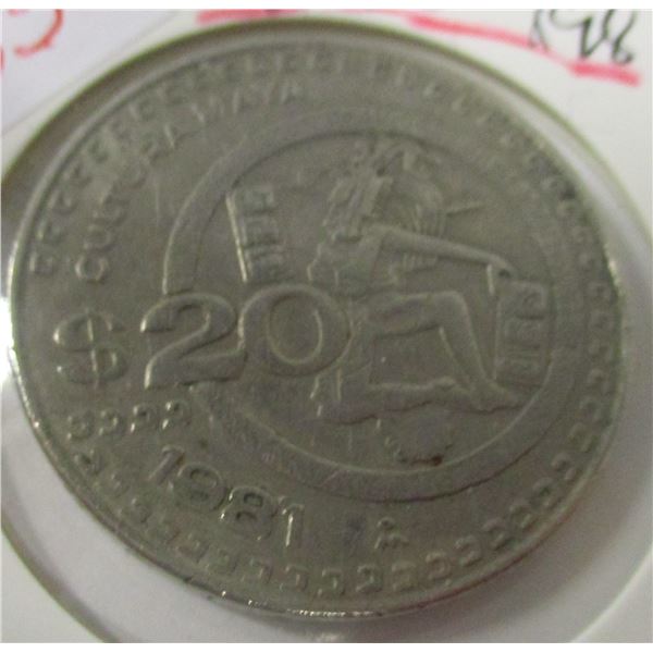 1981 MEXICO $20 COIN