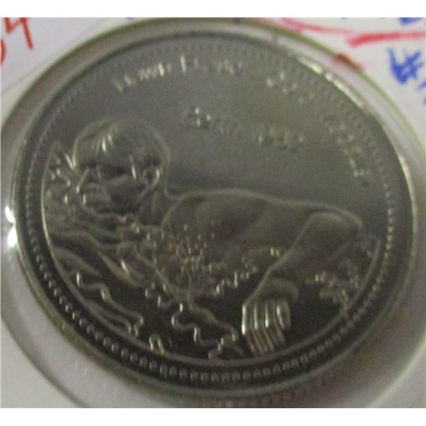 1962 DAWN FRASER EDMONTON COMMONWEALTH GAMES TOKEN