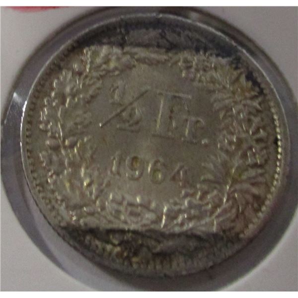 1964 SILVER HALF FRANC