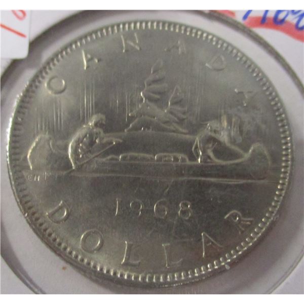 1968 UNCIRCULATED CANADA VOYAGER DOLLAR