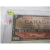 Image 7 : 1954 DEVILS FACE CANADA $2 BILL