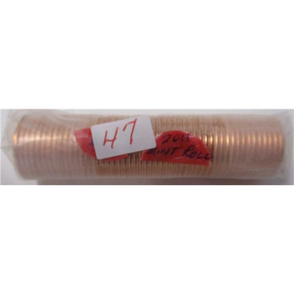 2011 MINT SEALED ROLL LAST OF CANADA PENNIES