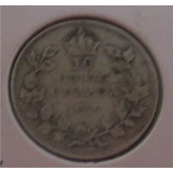 1917 CANADA KING GEORGE V SILVER DIME