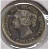 Image 1 : 1899 CANADA VICTORIAN SILVER FIVE CENT