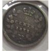 Image 1 : 1872H CANADA VICTORIAN SILVER FIVE CENT