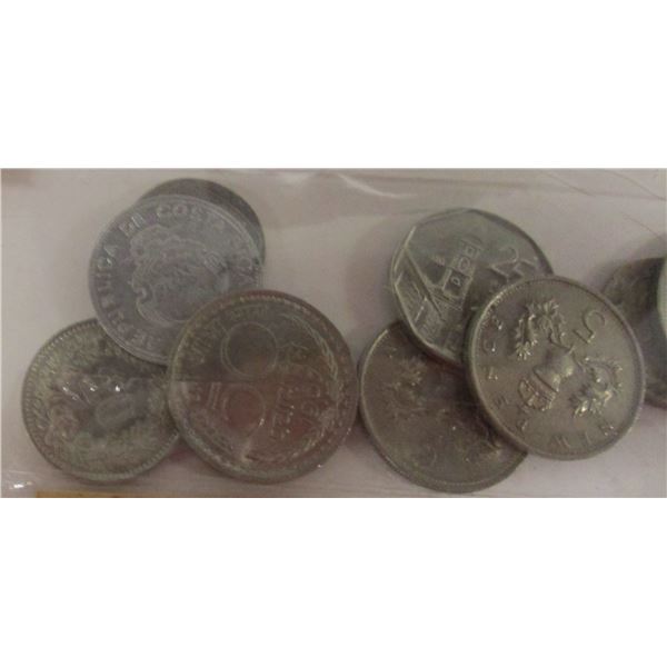 LOT OF 10 WORLD COLLECTABLE COINS