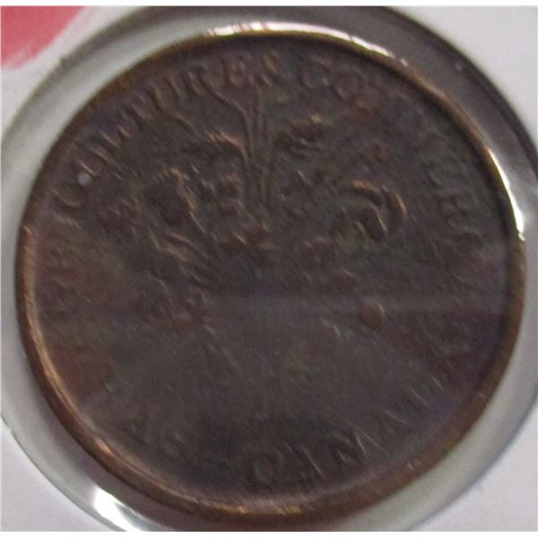 CANADA AGRICULTURE & COMMERCE CANADA PENNY TOKEN