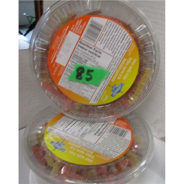 SHELF PULLS (AS IS):  SOUR SODA FRY CANDY (2 TUBS X 500G)